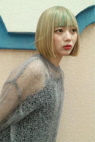 ショート カラー ooitヨシダ ミナミのヘアスタイル