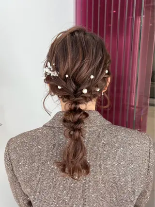 ヘアアレンジ レイヤー♡ショート 石川優奈のヘアスタイル