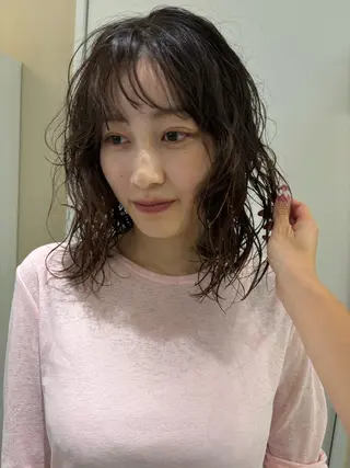 ショート パーマ ヘアアレンジ 💟Opus // Mizuki🐕のヘアスタイル