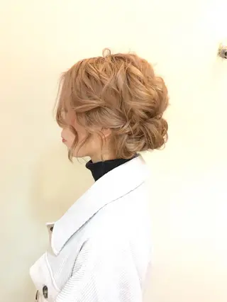 セミロング ヘアアレンジ マンツーマン/ボブ ショート/マユコのヘアスタイル