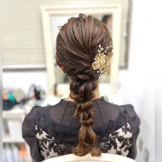 ヘアアレンジ 似合わせヘアメイク 💐オダギリチアキのヘアスタイル