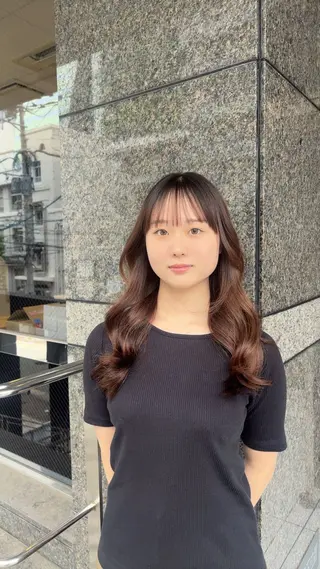 セミロング hitomi ♡ 自由が丘アシスタントのヘアスタイル