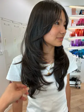 ロング 🐌✨パーマ/ 暖色/あやねのヘアスタイル