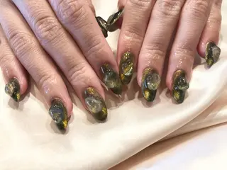 ネイル パラあり！フィルイン 美フォルムのネイルデザイン