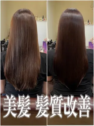 ロング 美髪矯正/髪質改善 レガロ堺市伏尾/松田のヘアスタイル