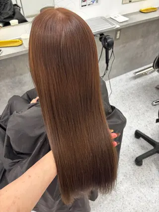 カラー レイヤー透明感カラー ブリーチ🎀オトハのヘアスタイル