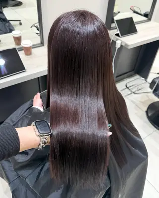 ロング カラー カナ🌀銀座/ レイヤー/透明感のヘアスタイル