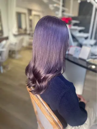 ロング カラー 蒔山 菜夕子のヘアスタイル