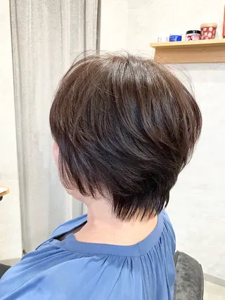 ショート 須賀 知穂のヘアスタイル
