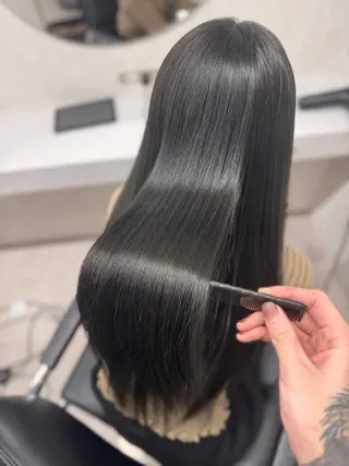 ロング 暖色/グレージュ 髪質改善SOMAのヘアスタイル