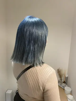 ミディアム カラー メンズ清潔感のプロ 💈メンズパーマ藤田のヘアスタイル