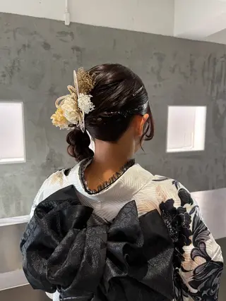 ヘアアレンジ 艶カラー/縮毛矯正/ アレンジ/akaneのヘアスタイル