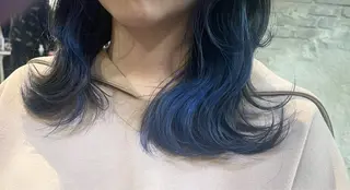 ミディアム カラー 三浦 みのりのヘアスタイル