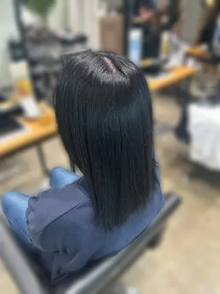 ミディアム くろだ かなのヘアスタイル