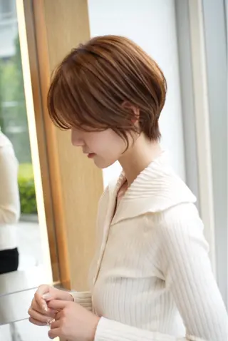 ショート 🖱️透明感カラー ×髪質改善Rikyuのヘアスタイル