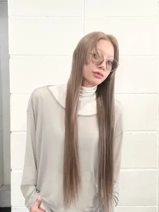 セミロング カラー HARU//原宿🤍 リピート率NO.1のヘアスタイル