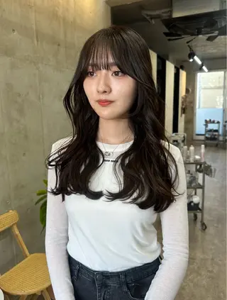 ロング カラー ヘアアレンジ カットモデル募集中 ／HARUKA🎀のヘアスタイル