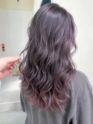 セミロング カラー BOXmico. 南堀江 宇都宮のヘアスタイル