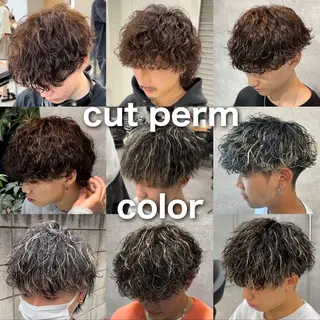 パーマ メンズ 🔥メンズカット＋ パーマの達人🔥のヘアスタイル