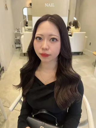 セミロング 小池 夏美のヘアスタイル