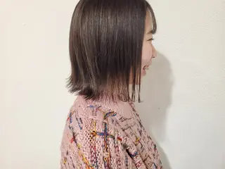 ミディアム カラー パル__レイヤー/パ ーマ/デザインカラーのヘアスタイル