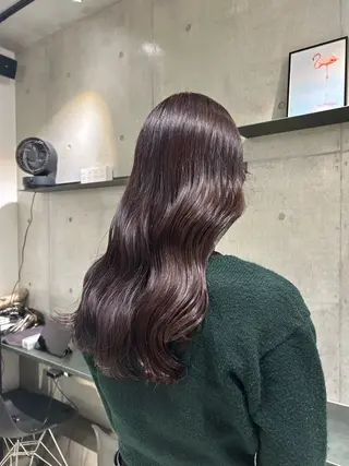 ロング カラー ヘアアレンジ ボブ艶モテカラー🫧 カリンのヘアスタイル