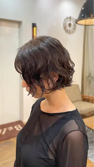 ショート パーマ kahona/パーマ /ブリーチ銀座のヘアスタイル