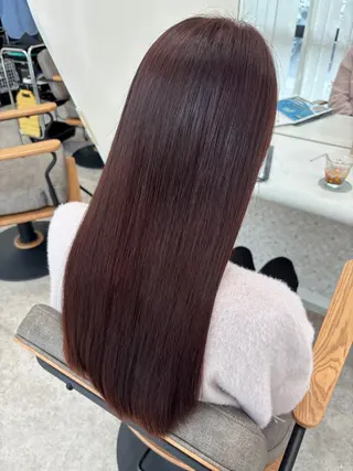 ロング カラー 志村 梨帆のヘアスタイル