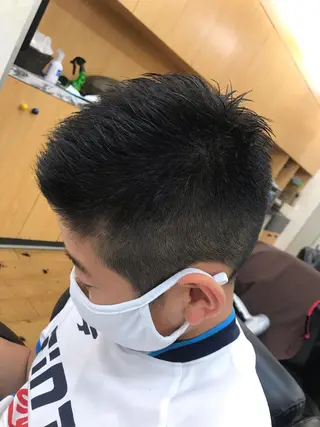 ショート メンズ キッズ 【癒しのバーバー】 小野寺のヘアスタイル
