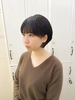 ショート カラー 👑銀座ショート/ 絶壁補正/金子涼👑のヘアスタイル