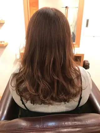 ロング カラー 💁♂️メンズカッ トパーマ💈大田涼華のヘアスタイル
