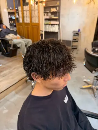 パーマ メンズ ツイスパ特化 石川 歳也のヘアスタイル