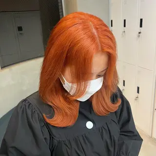 ミディアム カラー ayaka♡ 柔らかカラーのヘアスタイル