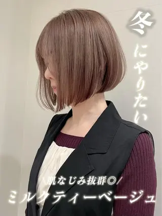 ショート 鈴木 菜々映のヘアスタイル