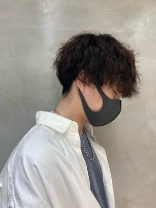 ショート メンズ 【縮毛矯正髪質改善】 中山健太のヘアスタイル