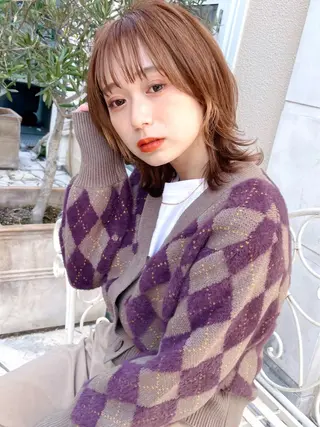 ミディアム 大人女性ショート専門 tomodaのヘアスタイル