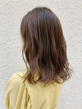 ミディアム カラー NYNY四條畷店 森 亮人のヘアスタイル