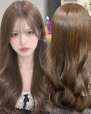 ロング カラー 上品♡ブラウン💎 アレンジ🩰Rimiのヘアスタイル