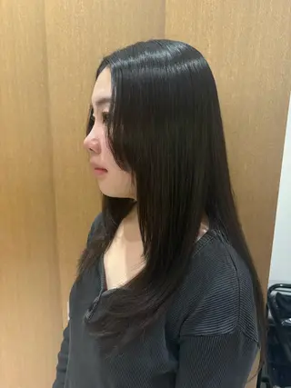 ロング 寺本 心のヘアスタイル
