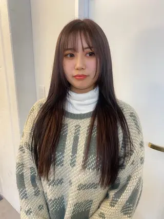 ロング カラー ichika/福岡 /透明感カラー🤎のヘアスタイル