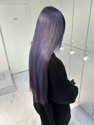 ロング カラー VEGA日並 樹里のヘアスタイル