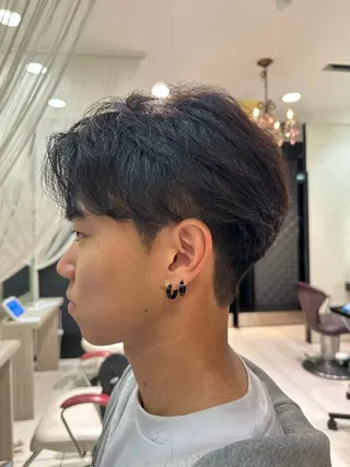 パーマ メンズ 市川透明感カラー &パーマ美容師Kaiのヘアスタイル