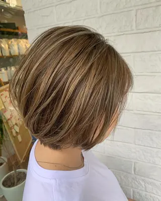 ショート カラー ヘアアレンジ ◎モチマル チアキ◎のヘアスタイル