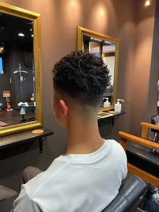 パーマ メンズ メンズサロン AXLのヘアスタイル