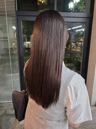 パーマ ロング ハヤシ マユ ✂ 府中美容室のヘアスタイル
