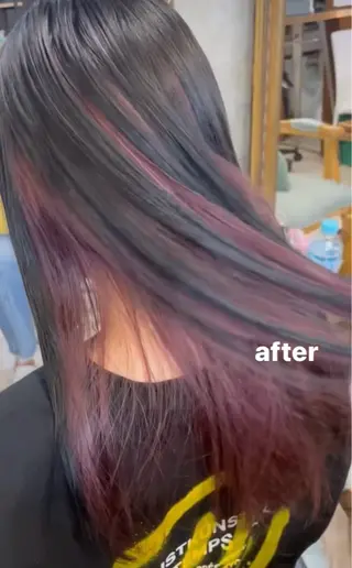 カラー カット✂️ 千夏のヘアスタイル