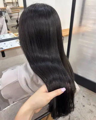 ロング カラー ヘアアレンジ Trip大名 AZUのヘアスタイル