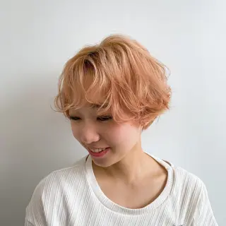 ショート レイヤー・ハッシュ ウルフ・武蔵小杉のヘアスタイル