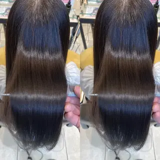 ロング 美髪矯正透明感カラー 江川　和輝のヘアスタイル