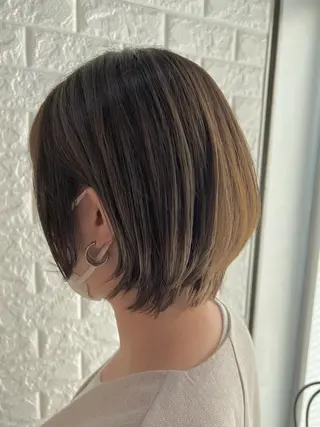 ショート カラー 艶髪 ♡Tomiyaのヘアスタイル